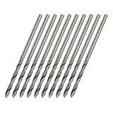 uxcell スパイラルストレートシャンク2.1mm ツイスト ドリル ビット 　スパイラルツイストドリルビット