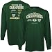 Reebok Green Bay Packers Green 3 Times Super Bowl Champs Long Sleeve T-shirt