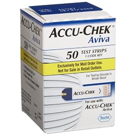 ACCU-CHEK Aviva Mail Order Test Strips, 50-Count Box