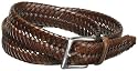 Tommy Hilfiger Men's 1 1/4" Casual Braid Belt, Tan, 40