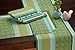 DII Basic Everyday Ribbed Tabletop 100% Cotton, Placemat Set, 13x19, Aqua, 6 Piece