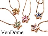 売れ筋　ミニマム　スター　ネックレス　【画像左下：ペリドット石】　スワロフスキー使用　夜空に輝く　お星様　モチーフ!!　【在庫わずか】【お買い得品】【セール】【バーゲン】【クリアランス】【世界限...