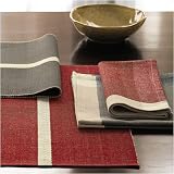 Ribbed Placemats: Red