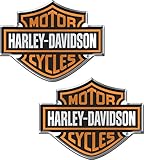 Chroma 5507 Harley-Davidson Domed Emblem Decal