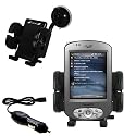 Mio Technology P550 Flexible Auto Windshield Holder with Car Charger - Uses Gomadic TipExchange