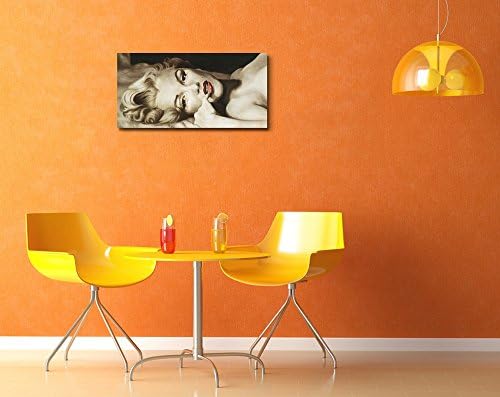 Canvas Prints Wall Art - Marilyn Monroe Classic Photo | Modern Wall Decor/ Home Decoration Stretched Gallery Canvas Wrap Giclee Print & Ready to Hang - 18" x 36"