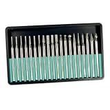Buy 20pc Industrial Diamond Burr Set for Rotary Tools - Unique Shapes by ProTool