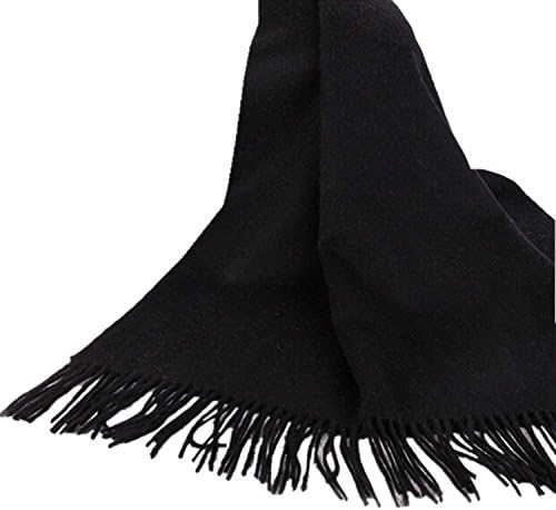 LIMITED TIME SALE: YYfashion Large 78"x28" Soft Pashmina Cashmere Scarf and Shawl Wrap for Women and Men,Black