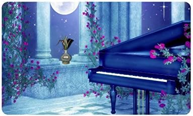 Piano Keys Custom Doormat Entrance Mat Floor Mat Rug Indoor/Outdoor/Front Door/Bathroom Mats Rubber Non Slip Size 30 x 18 inches