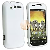 Snap-on Rubber Coated Case for HTC / T-mobile myTouch 4G, White