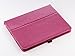 ULAK Folio Slim Fit Synthetic Leather Stand Magnetic Case Cover for Apple iPad 1 1st Generation(Flip-Hot Pink)