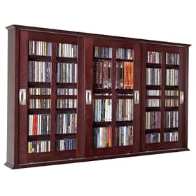  Leslie Dame MS-525DC Mission Style Sliding Glass Cabinet