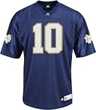 Notre Dame Fighting Irish Adidas # 10 Navy Football Jersey