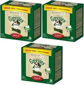 Greenies 108 Count 108-Ounce Dental Chews, Regular