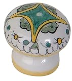 Atlas Homewares 3160-04 1-3/4-Inch Tuscany Collection Buoncovento Hand painted Ceramic Knob, Ceramic