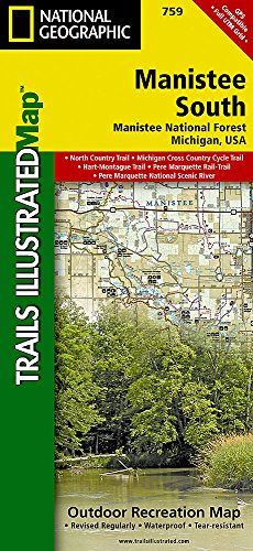 Manistee South [Manistee National Forest] (National Geographic Trails Illustrated Map)