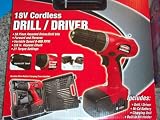 Duratest 18V Cordless Drill/Driver, 56 Piece Set