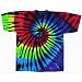 Tie Dye Mania Stained Glass Swirl Tie-Dye Short Sleeve T-Shirt