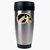 Iowa Hawkeyes 16 oz. Stainless Steel Travel Tumbler