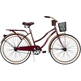 Huffy 26-Inch Ladies Cruiser Deluxe Bike (Raspberry) 
