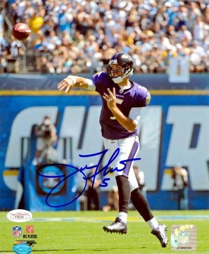 Joe Flacco Autographed/Hand Signed 8x10 Photo (Baltimore Ravens) JSA Image #3