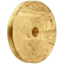 Boston Gear G1218 Grooved Pulley, Fits Round Belts 0.1875" or Smaller, 0.250" Face, Brass