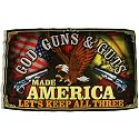 USA Flag God Guns Guts Made America Keep All Three Big Flag Pole Flag 3'x 5'