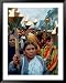 Protesters March in New Delhi's Red Light District Framed Art Poster Print, 39x49