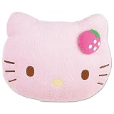 ハローキティ ももいろフェイス形クッション