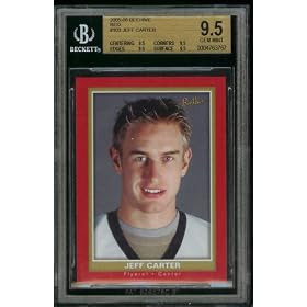 2005 06 Upper Deck BeeHive Jeff Carter Philadelphia Flyers Hockey Rookie Card #103 (Red... by Upper Deck