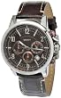 DKNY Men's NY1324 Brown Leather Quartz Watch with Brown Dial