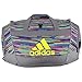 adidas Defender Duffel Bag, Small, Skyler Shock Pink/Grey/Shock Slime/Black
