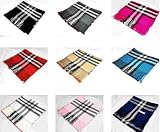 Premium Pashmina Plaid Checker Shawl Wrap Scarf - ** Various Colors **