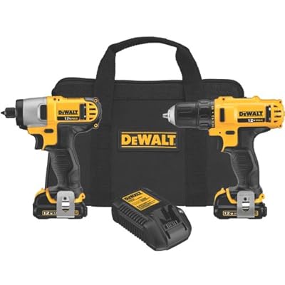 DEWALT DCK211S2 12-Volt Max Drill/Driver / Impact Driver Combo Kit