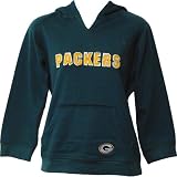 Green Bay Packers Women's Three-Quarter Sleeve Pullover Hooded Sweatshirt, XX-Large