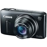 Canon PowerShot SX260 HS 12.1 MP CMOS Digital Camera with 20x Image Stabilized Zoom 25mm Wide-Angle Lens and 1080p Full-HD...