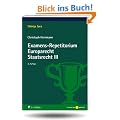 Examens-Repetitorium Europarecht. Staatsrecht III (Unirep Jura)