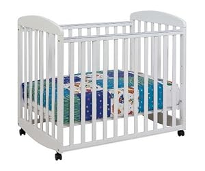 DaVinci Alpha Mini Rocking Crib - White