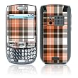 Copper Plaid Design Protective Skin Decal Sticker for Palm Treo 700 Cell Phone