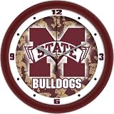 Mississippi State Bulldogs NCAA Dimension Wall Clock