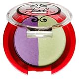 Lola Cosmetics Eye Shadow Duo's - Wine/Wasabi - Matte Electric Purple & Shimmering Golden Green