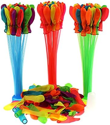 Timo Lee®-Water Balloons Game Gear 111 Total Water Balloons FIll in 1 minute 3 Bundle Include 1PCS Water Injection Connector,1 Pack Water Balloons Refill Kit