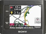 Sony NVU44 3.5-Inch Portable GPS Navigator with Text-to-Speech (Gun Metallic)