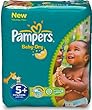 Pampers - Baby Dry - Couches Taille 5+ (13-27 kg) - Pack �conomique 1 mois de consommation x132 couches