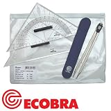 Ecobra, Navigationsbesteck mit Anlege- + Kursdreick und Marinezirkel