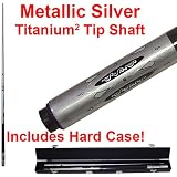 Trademark 40-TISILV Metallic Silver Titanium Cue Billiard Stick