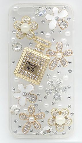 3D Bling Crystal Luxury Diamond Sparkle Gems Clear Case for iPhone 6 Plus (5.5") (iPhone6+(5.5")/Perfume)
