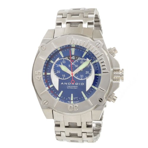 Android Silverjet 2 Mens Swiss Chronograph Chrono 2 Tone Watch Android Silverjet 2 Mens Swiss Chronograph Chrono 2 Tone Watch