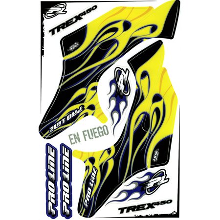 En Fuego Assault Canopy Wrap. Yellow: TRA 450