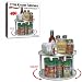 2-Tier Lazy Susan - Silver Plastic (Chrome) (6.75 High x 10.5 Diameter)